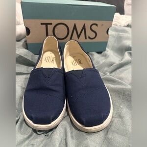Navy Blue Tom’s - Size 2